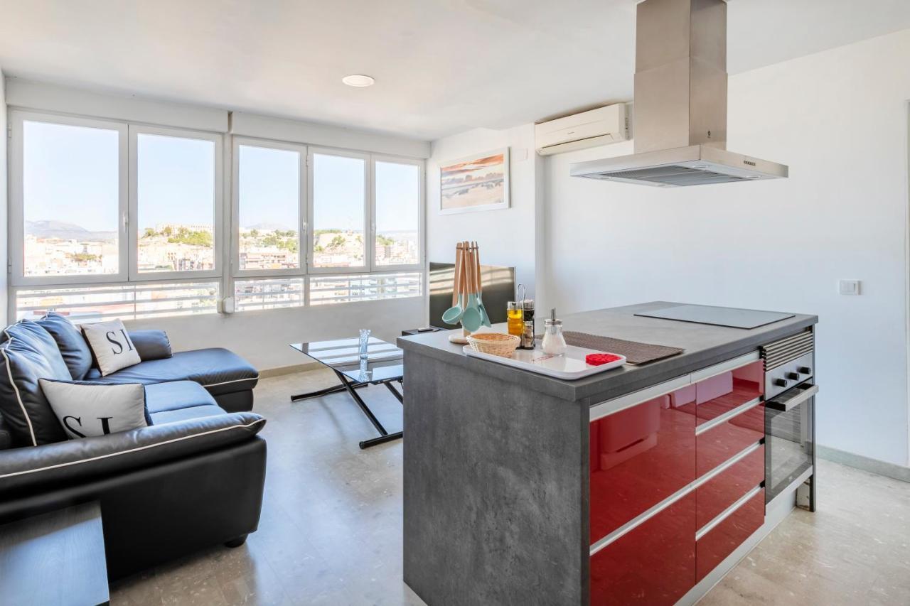 אליקאנטה Beach Suite, City & Mountain View מראה חיצוני תמונה